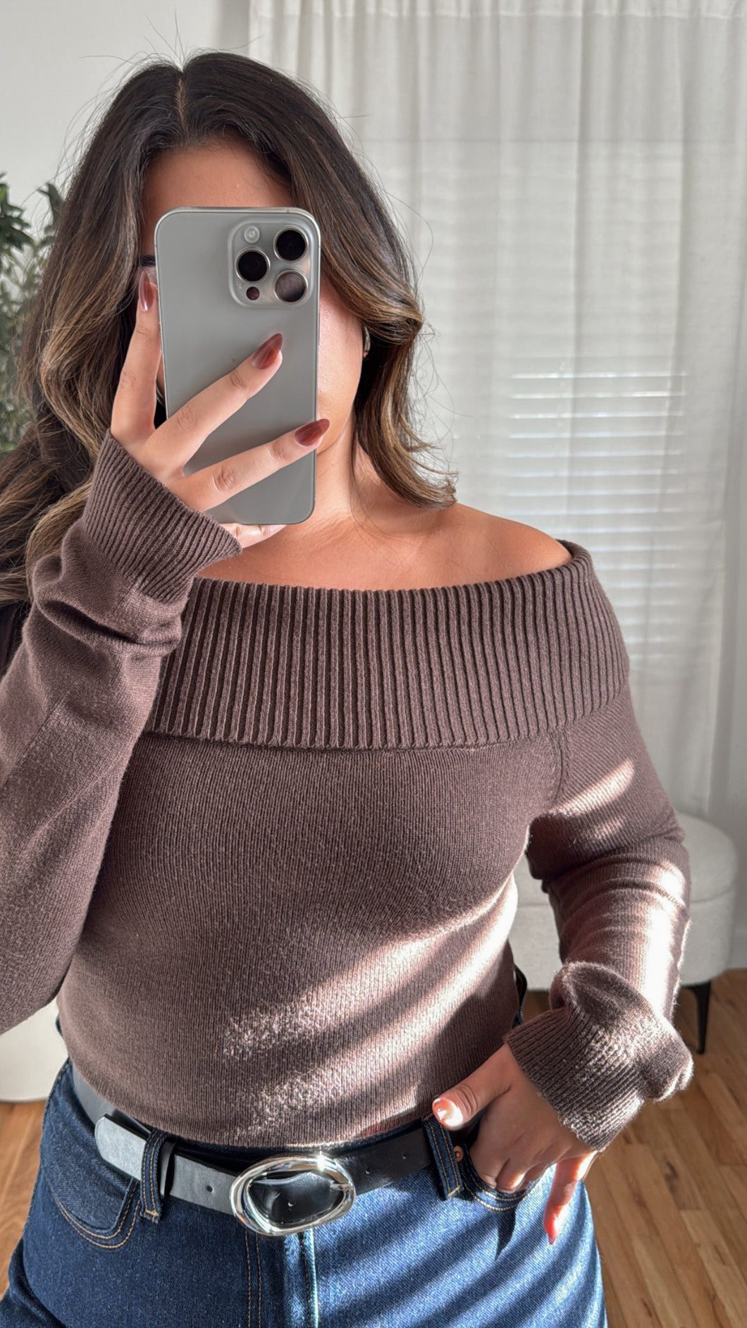 Harper Off Shoulder Sweater