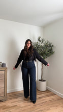 Load image into Gallery viewer, Lainey Crop Trench Black
