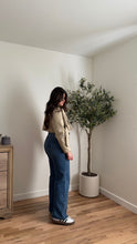 Load image into Gallery viewer, Lainey Crop Trench Khaki
