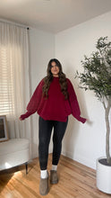 Load image into Gallery viewer, Hudson Sweater Cranberry
