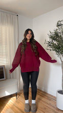 Load image into Gallery viewer, Hudson Sweater Cranberry
