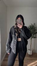 Load image into Gallery viewer, Stevie Denim Jacket Black
