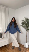 Load image into Gallery viewer, Hudson Sweater Dusty Blue
