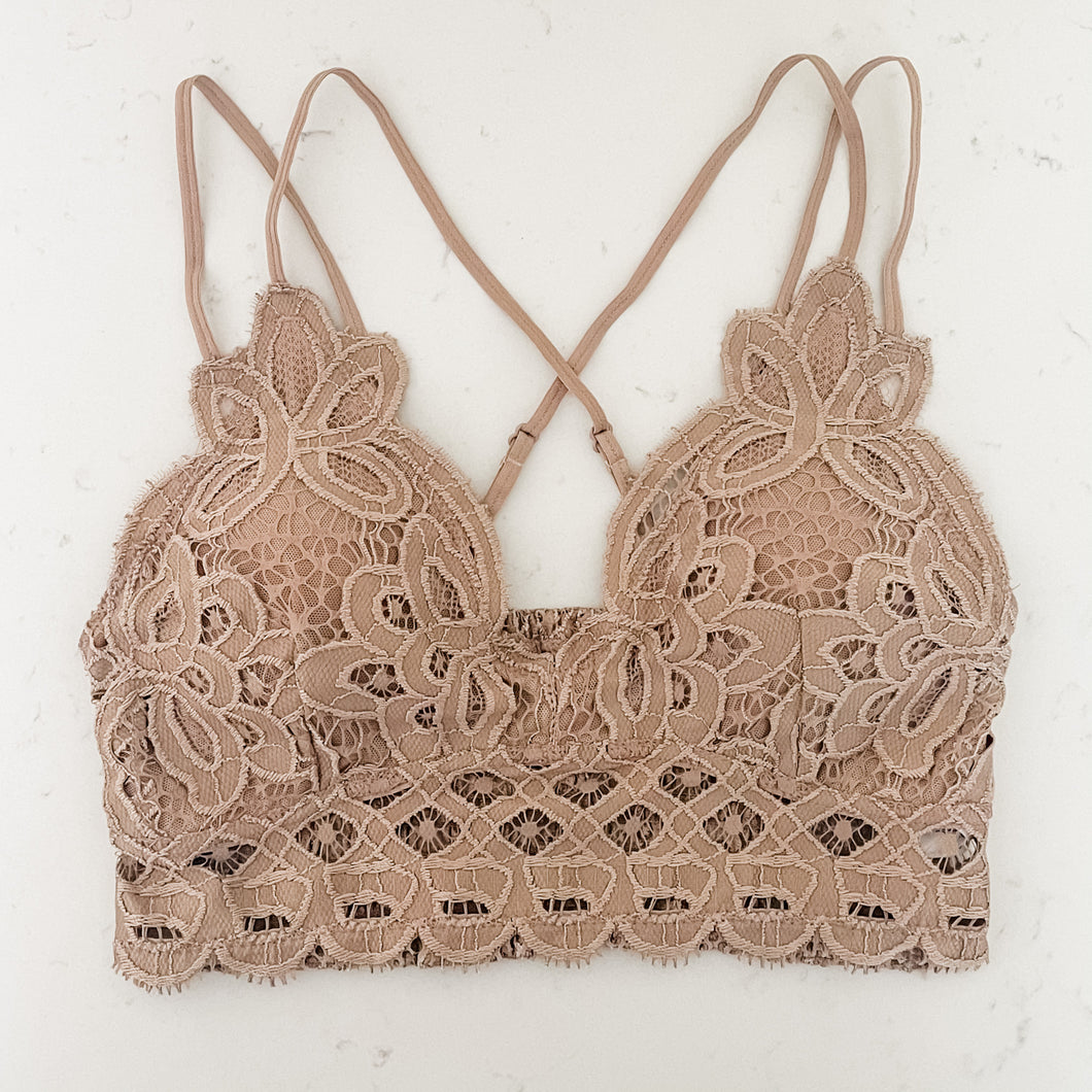 Flower Bralette Cocoa