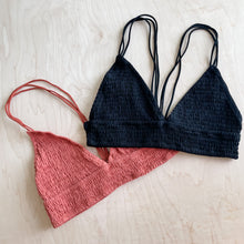 Load image into Gallery viewer, Smocked Bralette Terracotta
